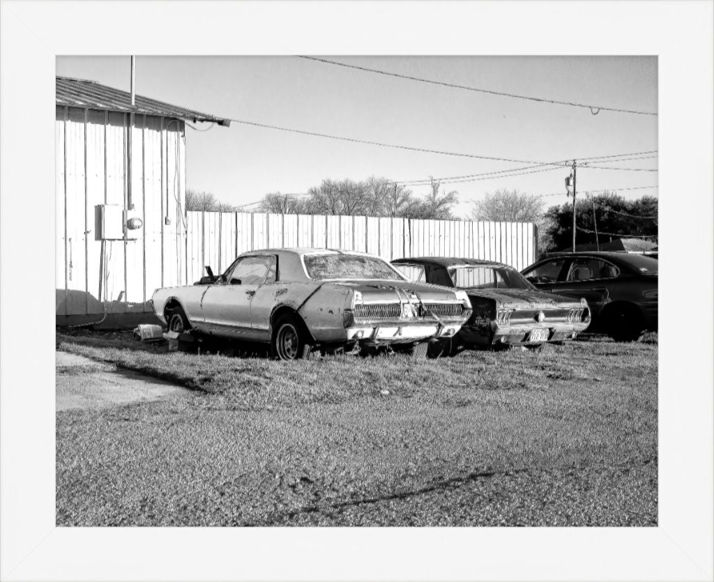 Old Sad Songs Photography - Body Shop By The Lake in Contemporary White Frame
