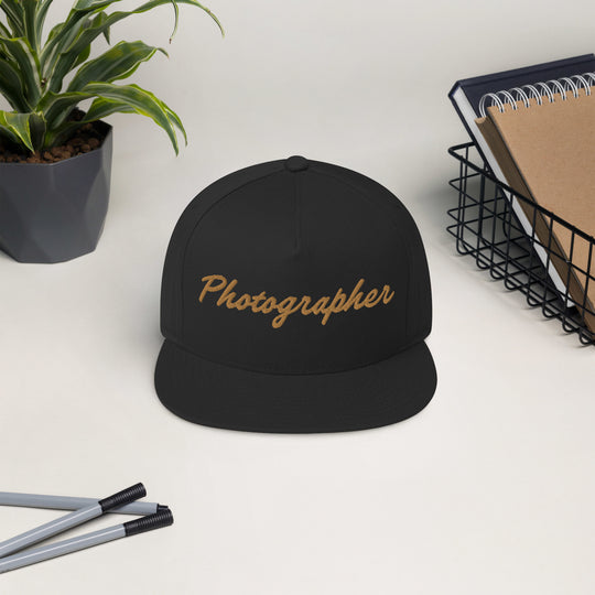 Photographer Flat Bill Cap