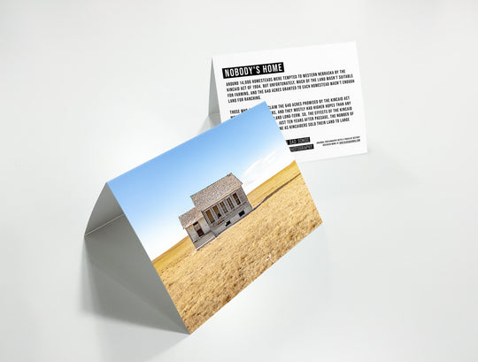 Nobody's Home To Answer The Phone Folded Cards