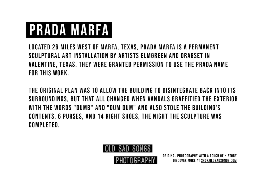 Prada Marfa Folded Cards