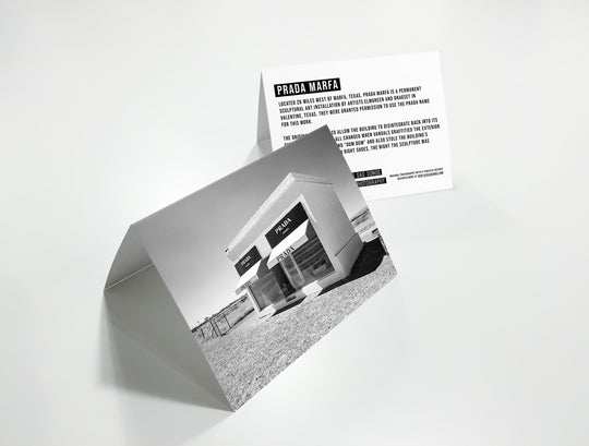 Prada Marfa Folded Cards