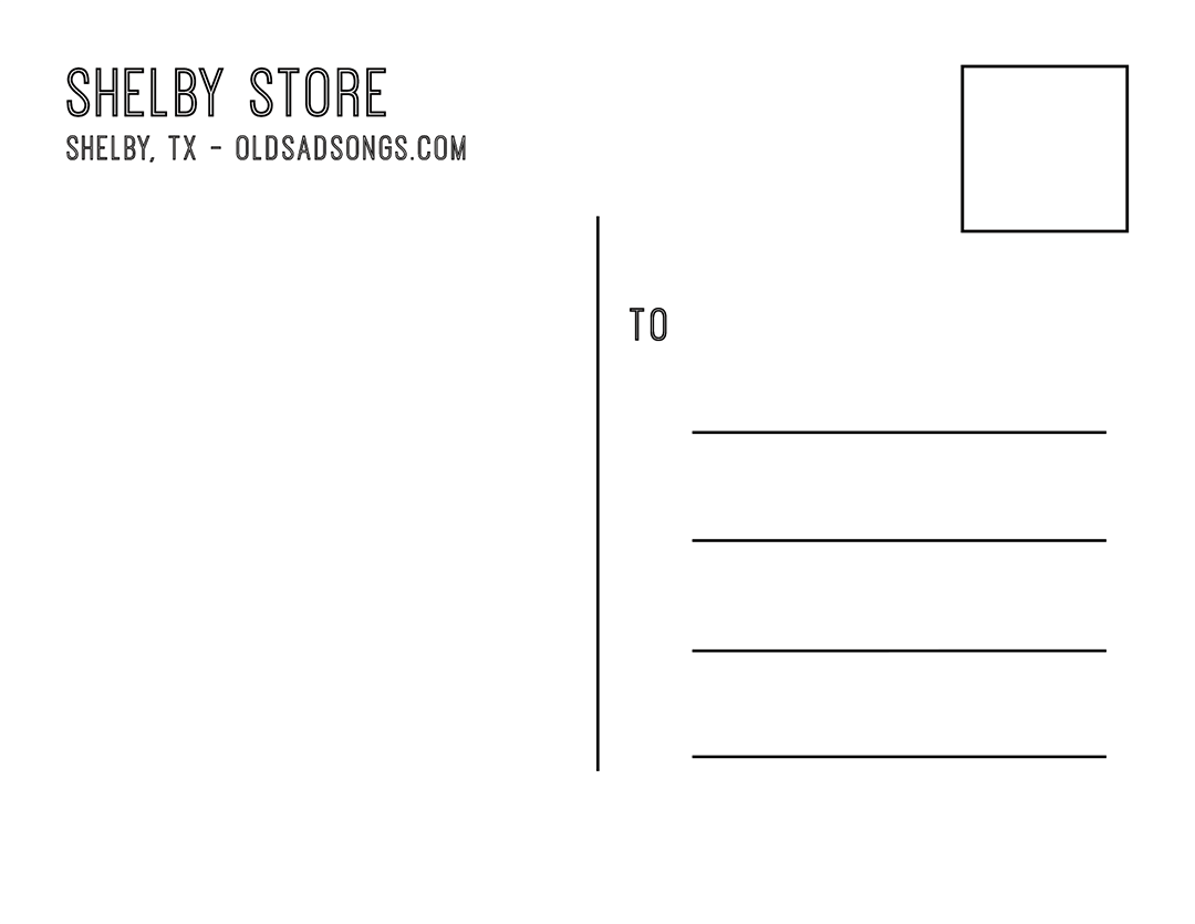 Shelby Store Postcards