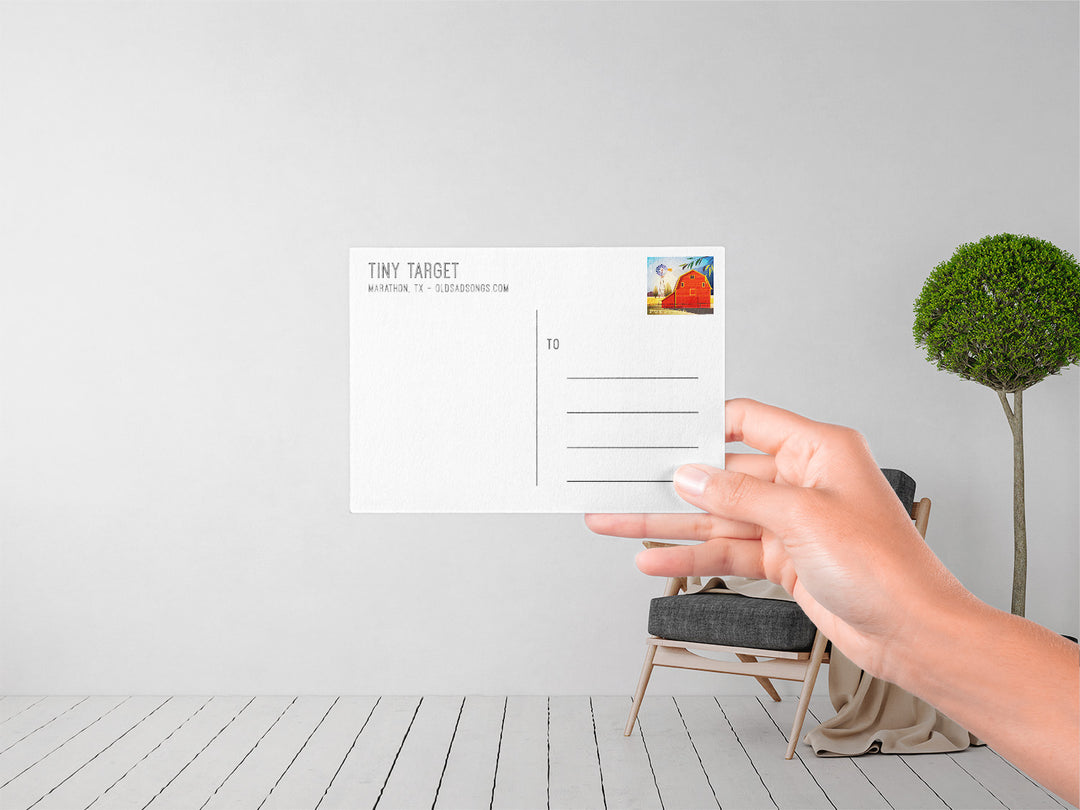 Tiny Target Postcards
