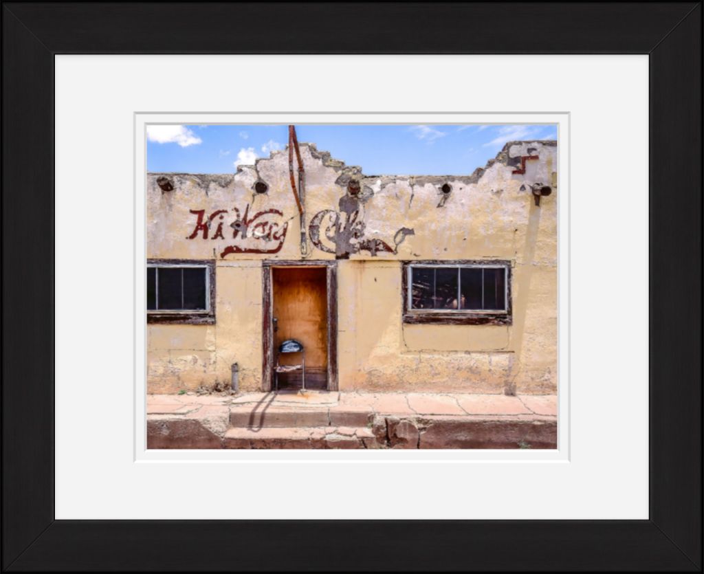 Old Sad Songs Photography - HiWay Cafe in Classic Black Frame