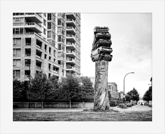 Old Sad Songs Photography - Trans Am Totem in Contemporary White Frame