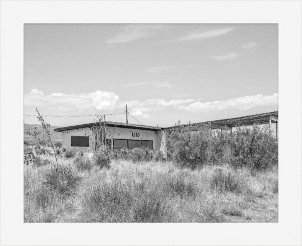 Old Sad Songs Photography - Buddy Griffin's Truck Stop in Contemporary White Frame