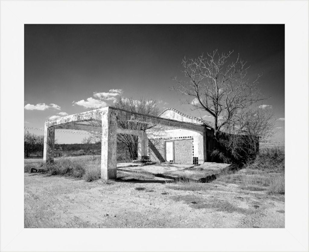 Old Sad Songs Photography - Bebe Post Office in Contemporary White Frame