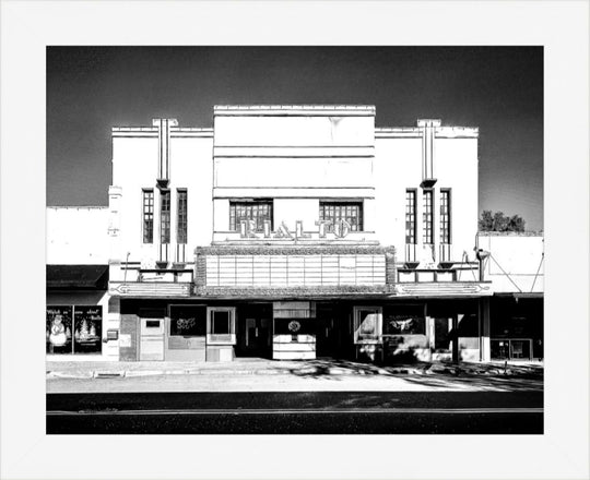 Old Sad Songs Photography - Rialto Theater in Contemporary White Frame