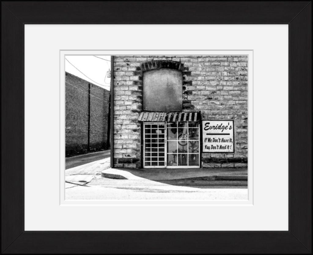 Old Sad Songs Photography - Evridge's Furniture in Classic Black Frame