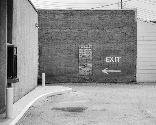 Old Sad Songs Photography - Exit Arrow