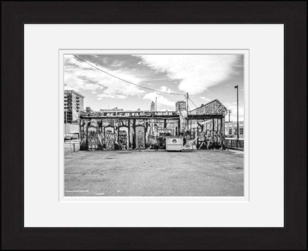 Old Sad Songs Photography - Behind Bar Bar in Classic Black Frame