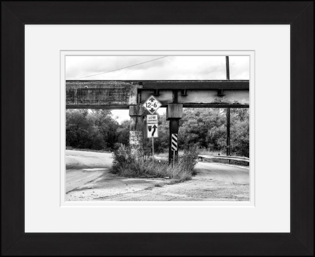 Old Sad Songs Photography - Low Over Evans Road in Classic Black Frame