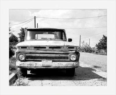 Old Sad Songs Photography - 1964 Chevrolet C-10 Fleetside in Contemporary White Frame