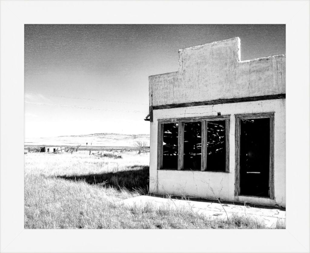 Old Sad Songs Photography - Cieneguilla Del Burro Mountain in Contemporary White Frame