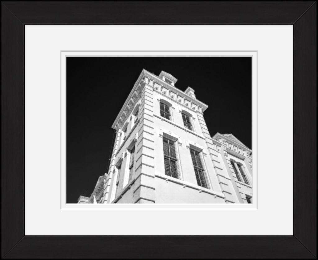 Old Sad Songs Photography - Presidio County Courthouse in Classic Black Frame