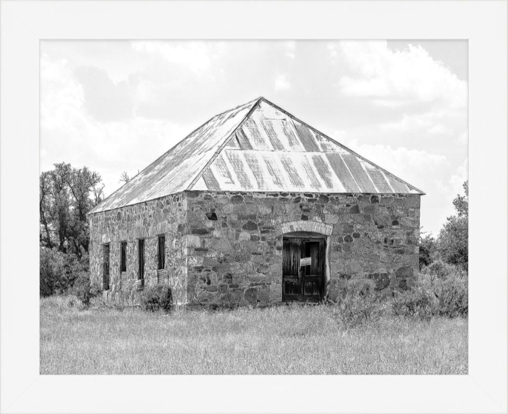 Old Sad Songs Photography - No Trespassing Private Property in Contemporary White Frame
