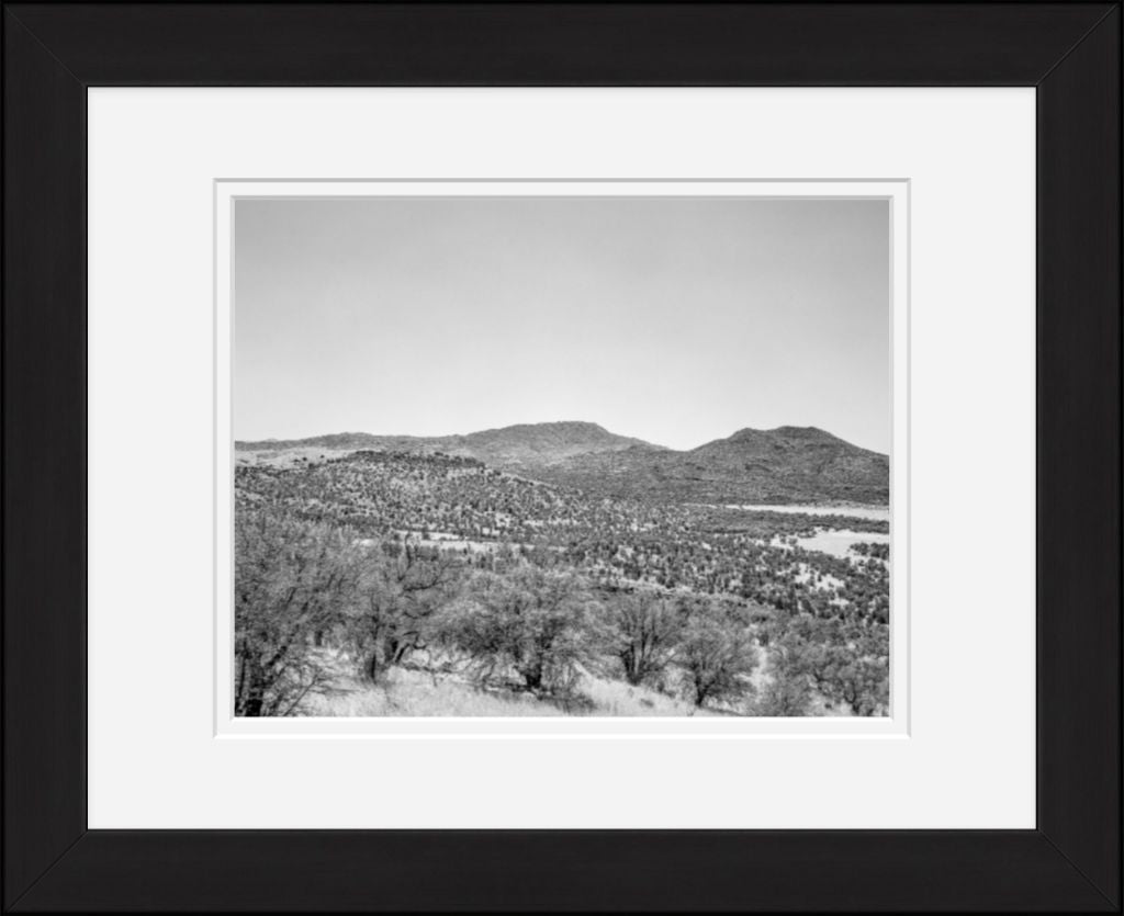 Old Sad Songs Photography - Isolated Mountains in Classic Black Frame