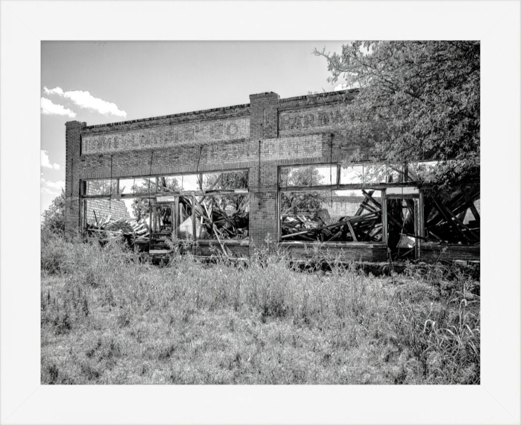 Old Sad Songs Photography - Home Lumber Company in Contemporary White Frame