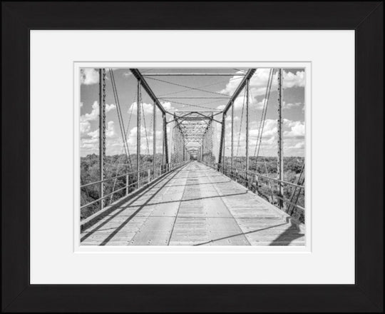Old Sad Songs Photography - Waldrip Bridge, Again in Classic Black Frame