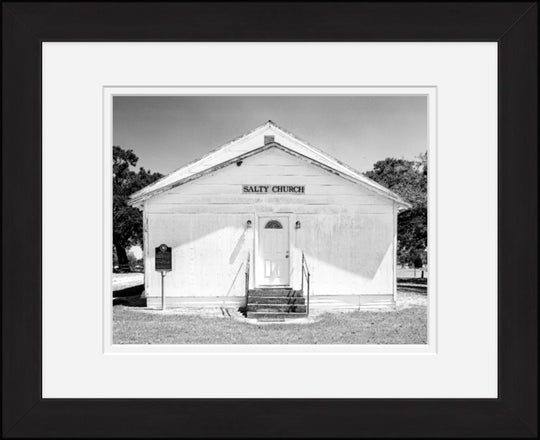 Old Sad Songs Photography - Salty Church in Classic Black Frame