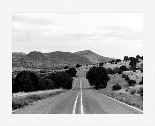 Old Sad Songs Photography - Davis Mountains in Contemporary White Frame