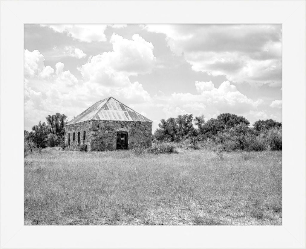 Old Sad Songs Photography - No Trespassing Private Property, Again in Contemporary White Frame