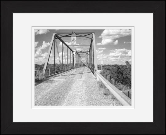 Old Sad Songs Photography - Waldrip Bridge in Classic Black Frame