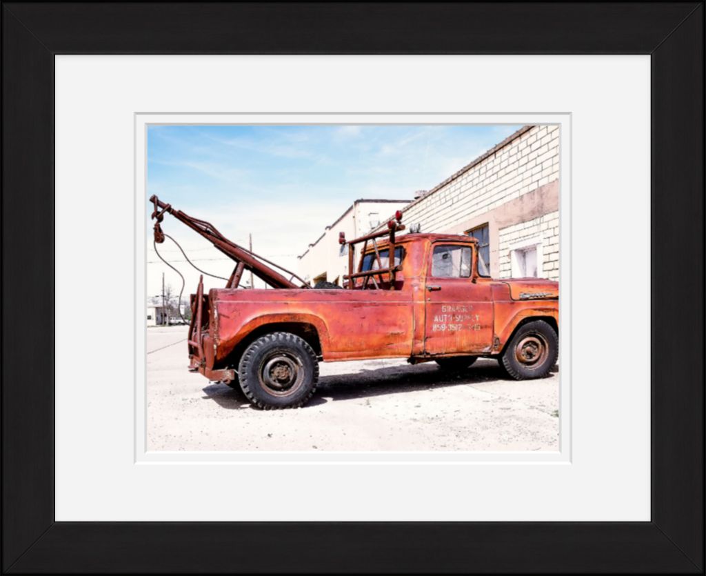Old Sad Songs Photography - Granger Auto Supply in Classic Black Frame