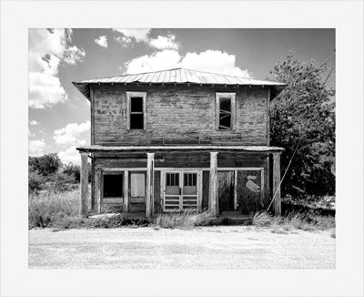 Old Sad Songs Photography - Melvin Store in Contemporary White Frame