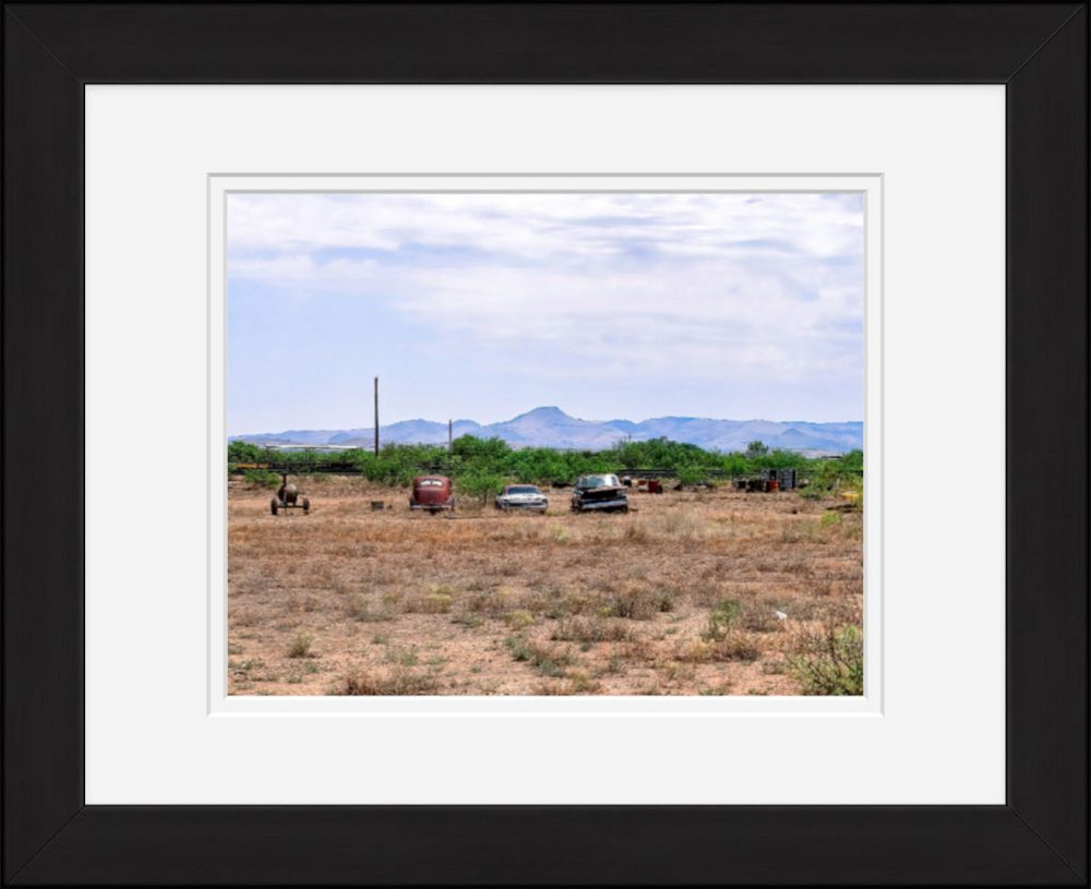 Old Sad Songs Photography - All Lined Up, Not Ready To Go in Classic Black Frame