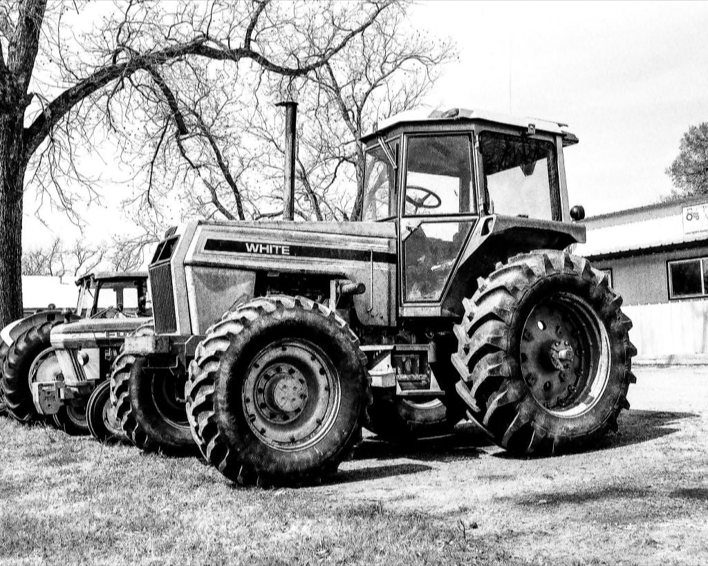 Old Sad Songs Photography - White 120 Tractor
