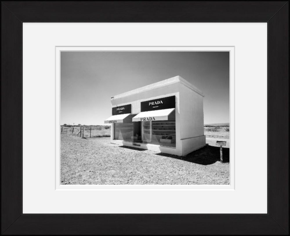 Old Sad Songs Photography - Prada Marfa in Classic Black Frame