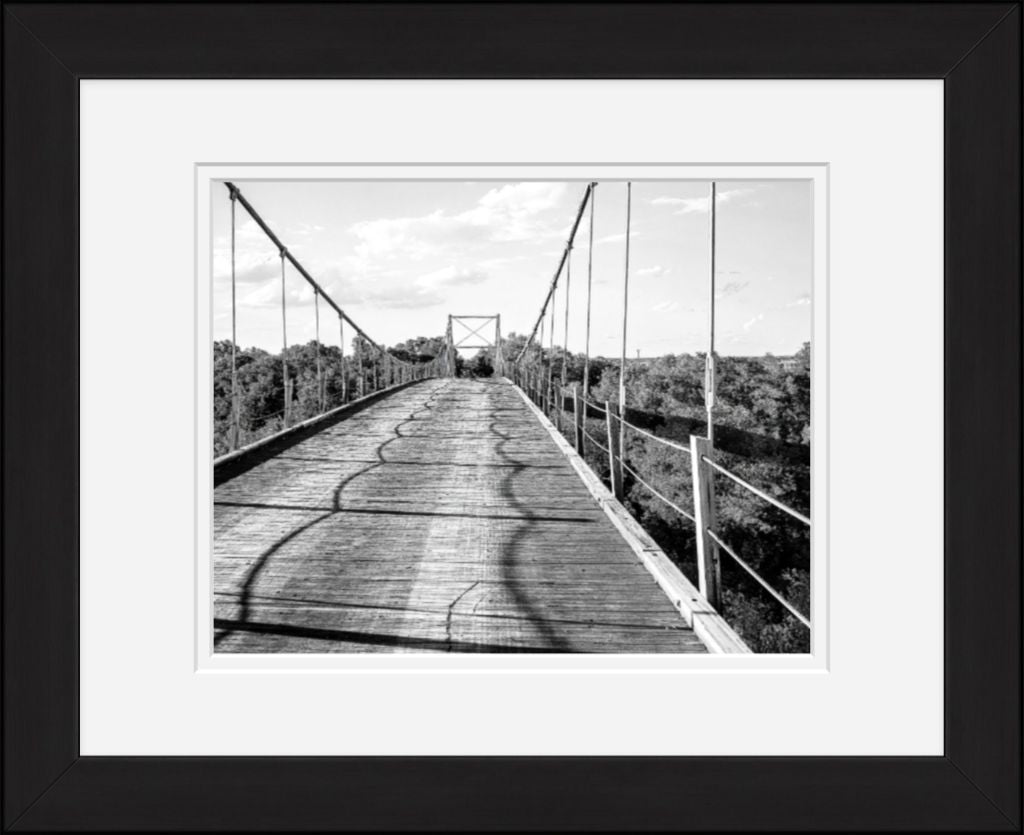 Old Sad Songs Photography - Regency Suspension Bridge in Classic Black Frame