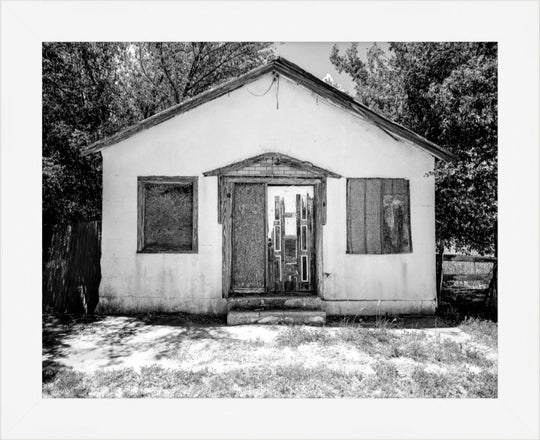 Old Sad Songs Photography - Welcome Home Melvin in Contemporary White Frame