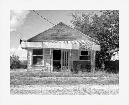 Old Sad Songs Photography - Discord, Texas in Contemporary White Frame