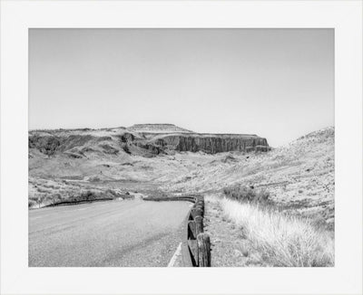 Old Sad Songs Photography - Wild Rose Pass in Contemporary White Frame
