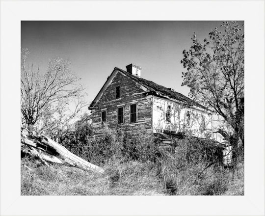 Old Sad Songs Photography - Chittim-Miller Ranch Headquarters in Contemporary White Frame