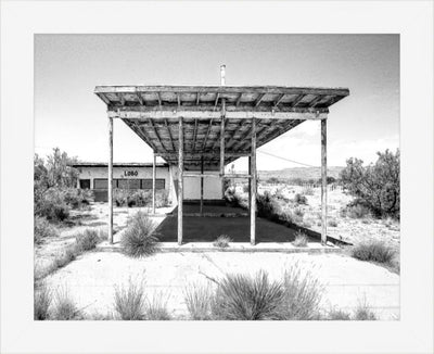 Old Sad Songs Photography - Willkommen Zu Lobo in Contemporary White Frame