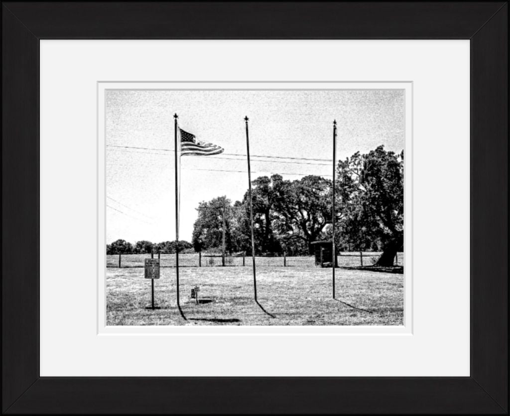 Old Sad Songs Photography - Dud Morris Memorial Comfort Station in Classic Black Frame