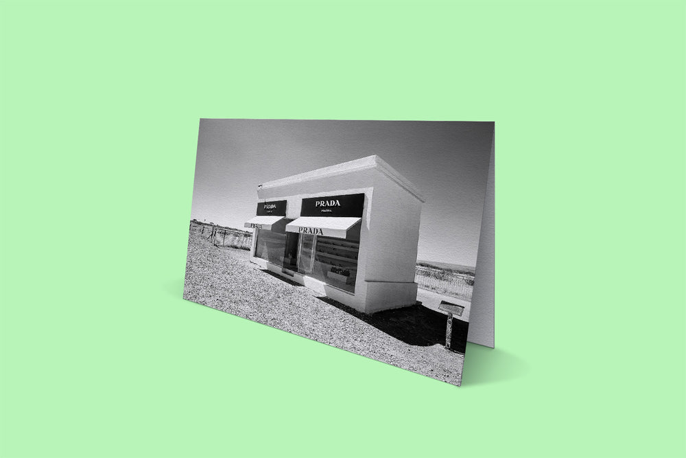 Prada Marfa Folded Cards