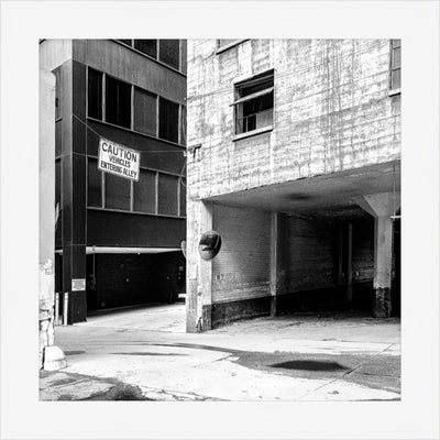 Old Sad Songs - Caution Vehicles Entering Alley - Contemporary White Frame