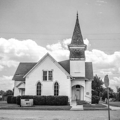 Old Sad Songs Photography - Abbott Methodist Church in Abbott, Texas