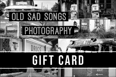 Old Sad Songs Photography Gift Card