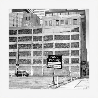 Old Sad Songs - Please Remember Your License Plate Number - Contemporary White Frame