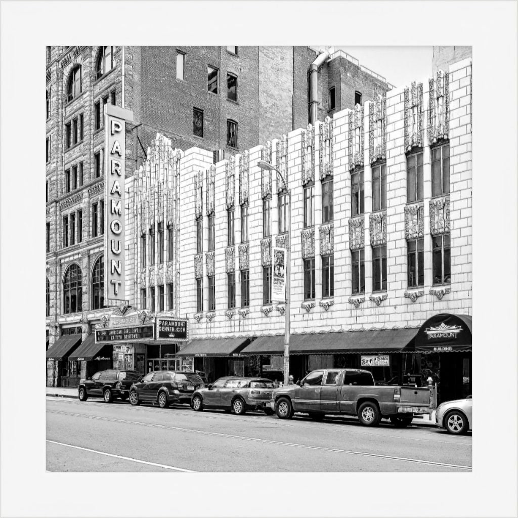 Old Sad Songs - Paramount Theatre In Denver - Contemporary White Frame