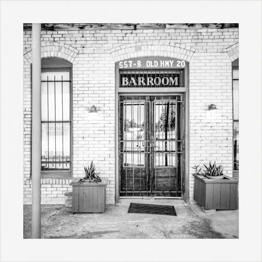 Old Sad Songs - Barroom - Contemporary White Frame